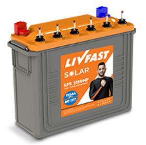 Livfast 150AH 12V Solar Tubular Battery