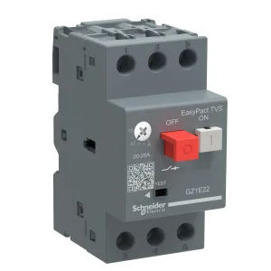 Schneider Electric Easy TeSys GZ1-E MPCB With Push Button Control 0.1 - 0.16 A, 100 kA, Thermal Magnetic, Overload & Short Circuit | GZ1E01